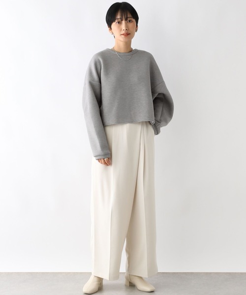 LEPSIM（レプシィム）の「バックZIPプルオーバー　147398（Tシャツ/カットソー・レディース・ブラック/グレー・FREE）」の7枚目の写真