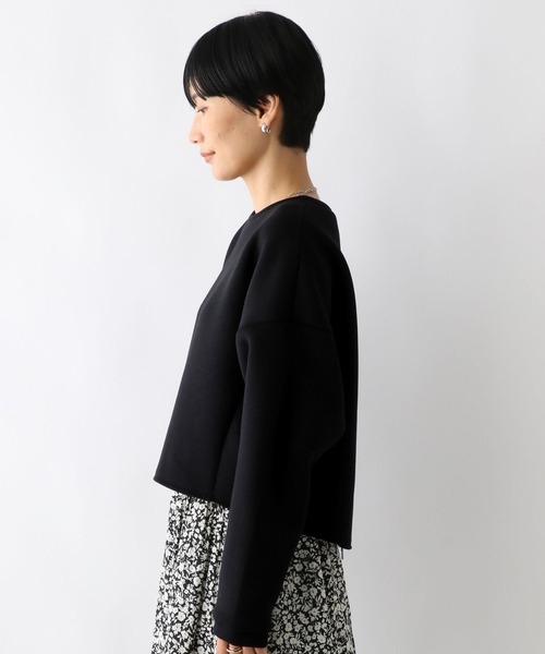 LEPSIM（レプシィム）の「バックZIPプルオーバー　147398（Tシャツ/カットソー・レディース・ブラック/グレー・FREE）」の10枚目の写真