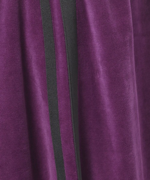 niko and...（ニコアンド）の「ラビットベロアラインスカート（スカート・レディース・ブラック/アイボリー/パープル/グレー・FREE）」の7枚目の写真