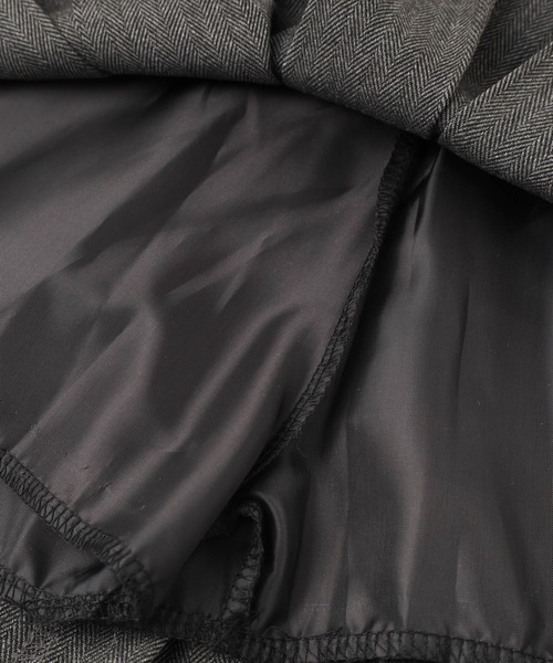 URBAN CHERRY（アーバンチェリー）の「【インナーパンツ付き】レース切り替えリボンプリーツスカート（スカート・キッズ・グレー・110cm/120cm/130cm/140cm/150cm）」の10枚目の写真