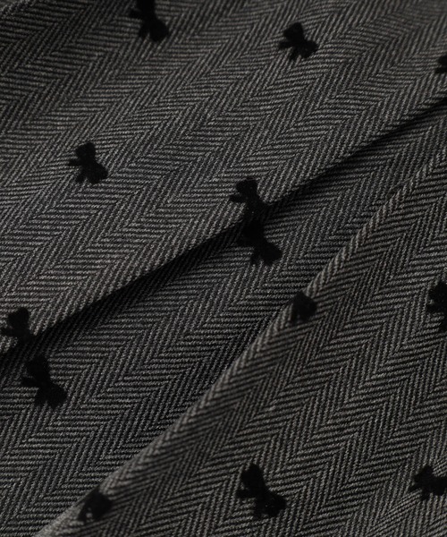 URBAN CHERRY（アーバンチェリー）の「【インナーパンツ付き】レース切り替えリボンプリーツスカート（スカート・キッズ・グレー・110cm/120cm/130cm/140cm/150cm）」の9枚目の写真