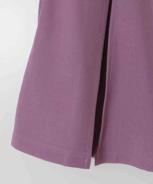 a.v.v（アーヴェヴェ）の「[100-130]サイドレースアップスカート（スカート・キッズ・ライラック/ベージュ・110/100/120/130）」の6枚目の写真