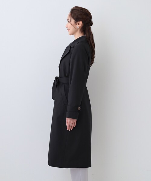 DRESKIP(ドレスキップ)の「【S-LL/防花粉/撥水加工】ロングトレンチコート(トレンチコート・レディース・ベージュ/ブラック・01/02/03/04)」の13枚目の写真