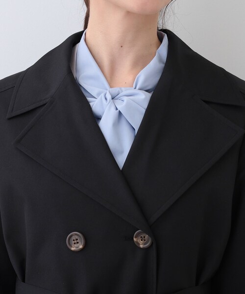 DRESKIP(ドレスキップ)の「【S-LL/防花粉/撥水加工】ロングトレンチコート(トレンチコート・レディース・ベージュ/ブラック・01/02/03/04)」の15枚目の写真