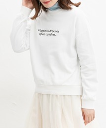 ロゴスウェットトップス