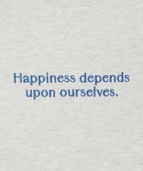 Honeys（ハニーズ）の「ロゴスウェットトップス（スウェット・レディース・杢グレー/オフホワイト/ブラック/グリーン/オートミール・L/S/M）」の10枚目の写真