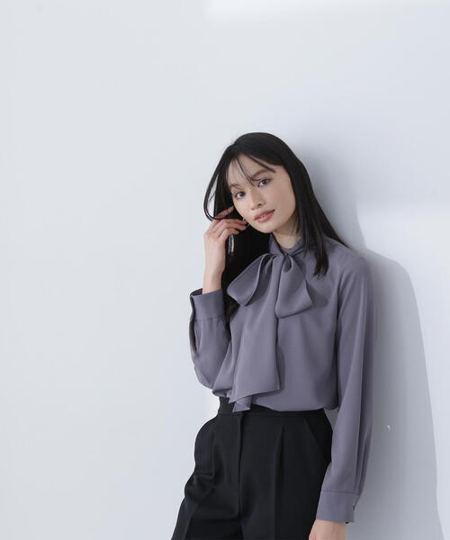 ◇リボンボウタイブラウス（シャツ/ブラウス）｜NATURAL BEAUTY BASIC（ナチュラルビューティーベーシック）