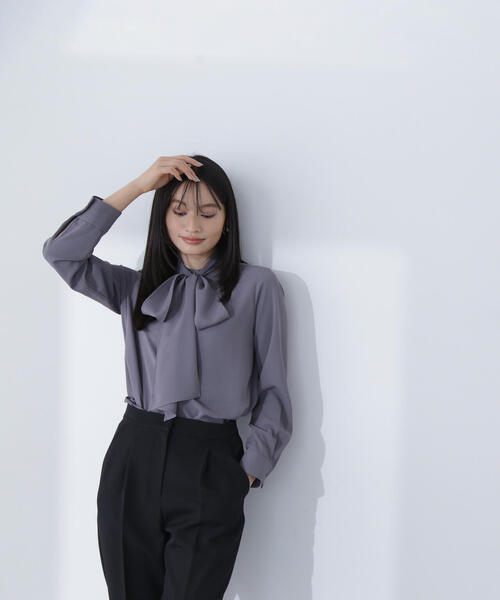 ◇リボンボウタイブラウス（シャツ/ブラウス）｜NATURAL BEAUTY BASIC（ナチュラルビューティーベーシック）