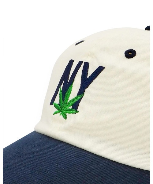 AMERICAN NEEDLE(アメリカンニードル)の「CAP/AMERICAN NEEDLE(アメリカンニードル)Ballpark Micro Icon - NYロゴ刺繍ベースボールキャップ(キャップ・メンズ・ホワイト系その他・FREE)」の6枚目の写真