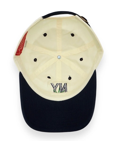 AMERICAN NEEDLE(アメリカンニードル)の「CAP/AMERICAN NEEDLE(アメリカンニードル)Ballpark Micro Icon - NYロゴ刺繍ベースボールキャップ(キャップ・メンズ・ホワイト系その他・FREE)」の4枚目の写真
