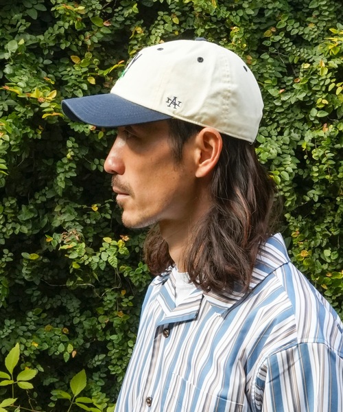 AMERICAN NEEDLE(アメリカンニードル)の「CAP/AMERICAN NEEDLE(アメリカンニードル)Ballpark Micro Icon - NYロゴ刺繍ベースボールキャップ(キャップ・メンズ・ホワイト系その他・FREE)」の15枚目の写真
