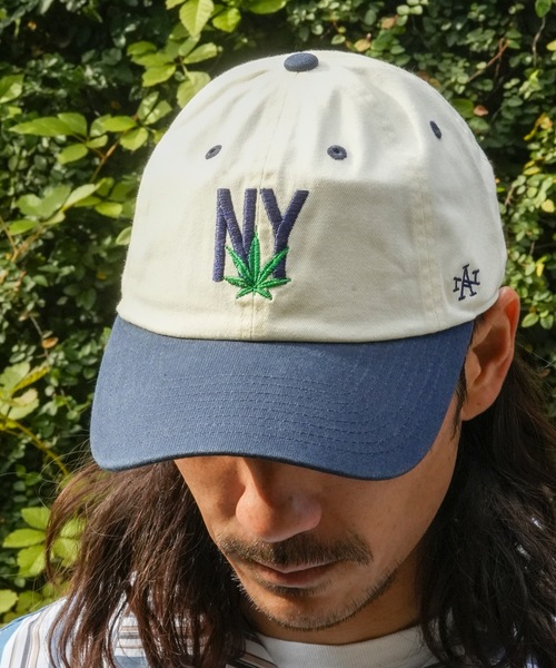 AMERICAN NEEDLE(アメリカンニードル)の「CAP/AMERICAN NEEDLE(アメリカンニードル)Ballpark Micro Icon - NYロゴ刺繍ベースボールキャップ(キャップ・メンズ・ホワイト系その他・FREE)」の17枚目の写真
