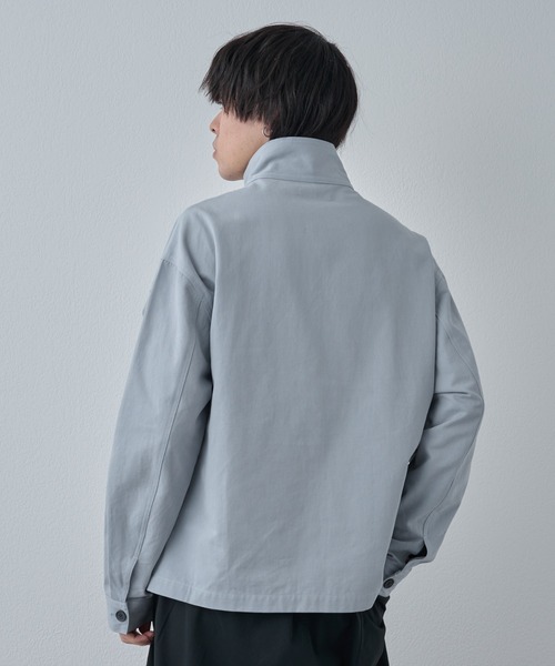 COLONY 2139（コロニートゥーワンスリーナイン）の「マイクロツイルスタンドジャケット（その他アウター・メンズ・ホワイト/サックスブルー/ブラック・MEDIUM/LARGE）」の14枚目の写真