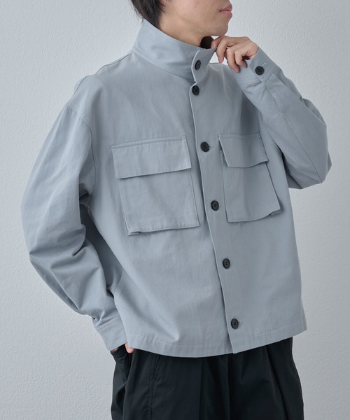 COLONY 2139（コロニートゥーワンスリーナイン）の「マイクロツイルスタンドジャケット（その他アウター・メンズ・ホワイト/サックスブルー/ブラック・MEDIUM/LARGE）」の15枚目の写真