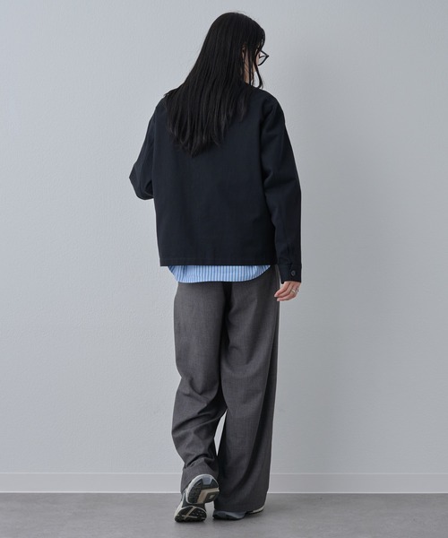 COLONY 2139（コロニートゥーワンスリーナイン）の「マイクロツイルスタンドジャケット（その他アウター・メンズ・ホワイト/サックスブルー/ブラック・MEDIUM/LARGE）」の18枚目の写真