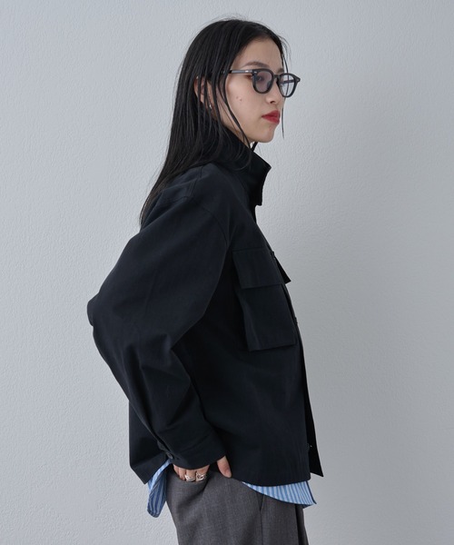 COLONY 2139（コロニートゥーワンスリーナイン）の「マイクロツイルスタンドジャケット（その他アウター・メンズ・ホワイト/サックスブルー/ブラック・MEDIUM/LARGE）」の5枚目の写真