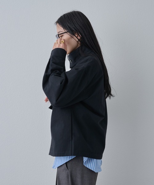 COLONY 2139（コロニートゥーワンスリーナイン）の「マイクロツイルスタンドジャケット（その他アウター・メンズ・ホワイト/サックスブルー/ブラック・MEDIUM/LARGE）」の7枚目の写真