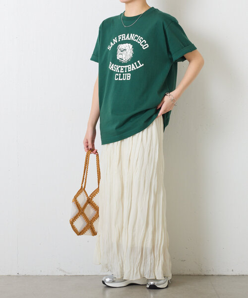 「COLLAGE GALLARDAGALANTE」 半袖カットソー FREE ミント レディース COLLAGE GALLARDAGALANTE 「COLLAGE GALLARDAGALANTE」 長袖
