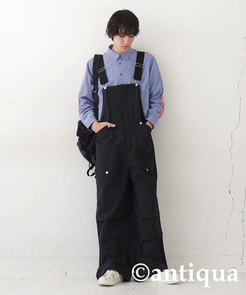 サロペット・オーバーオール・オールインワン authentic_products サロペット オーバーオール 「 低身長向けサイズ 」 ワイド