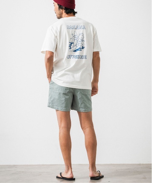 OFFSHORE(オフショア)の「US POPART TEE(Tシャツ/カットソー・メンズ・ホワイト/ブラウン・S/M/L/XL)」の16枚目の写真