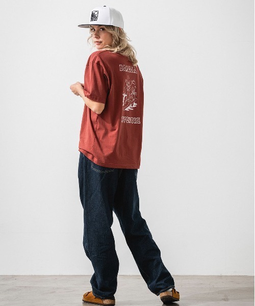 OFFSHORE(オフショア)の「US POPART TEE(Tシャツ/カットソー・メンズ・ホワイト/ブラウン・S/M/L/XL)」の3枚目の写真