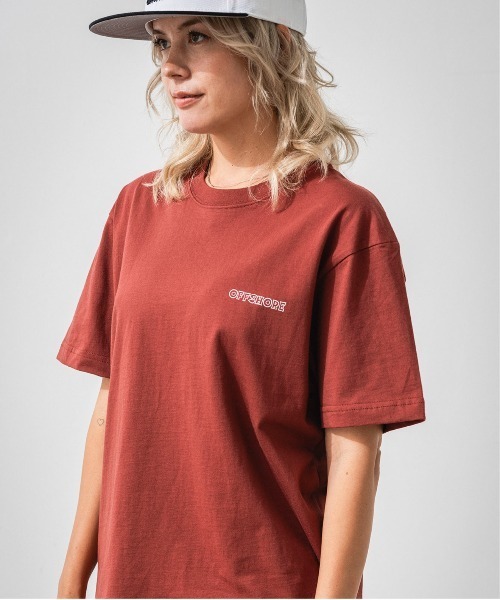 OFFSHORE(オフショア)の「US POPART TEE(Tシャツ/カットソー・メンズ・ホワイト/ブラウン・S/M/L/XL)」の6枚目の写真