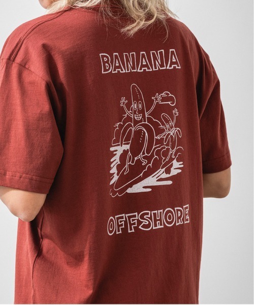 OFFSHORE(オフショア)の「US POPART TEE(Tシャツ/カットソー・メンズ・ホワイト/ブラウン・S/M/L/XL)」の7枚目の写真