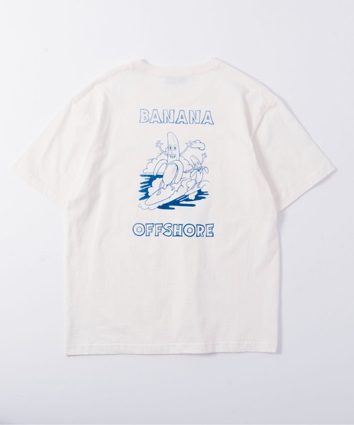 OFFSHORE(オフショア)の「US POPART TEE(Tシャツ/カットソー・メンズ・ホワイト/ブラウン・S/M/L/XL)」の8枚目の写真