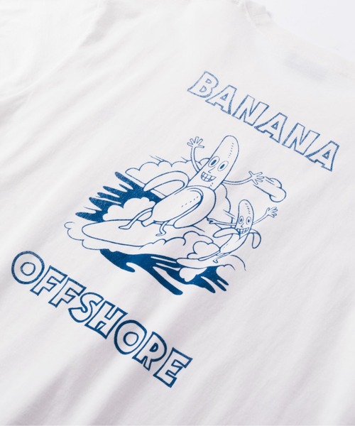 OFFSHORE(オフショア)の「US POPART TEE(Tシャツ/カットソー・メンズ・ホワイト/ブラウン・S/M/L/XL)」の12枚目の写真