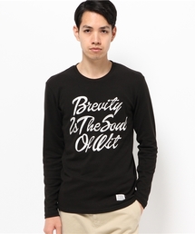 AZUL by moussy | HOTタックフライスフロント刺繍CN長袖PO(Tシャツ/カットソー)