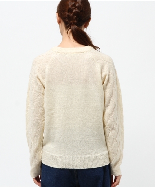 SEVENDAYS=SUNDAY(セブンデイズサンデイ)の「12Gベーシック 長袖タートルネックプルオーバー(ニット/セーター・レディース・ネイビー/グリーン/オフホワイト・MEDIUM/LARGE)」の6枚目の写真