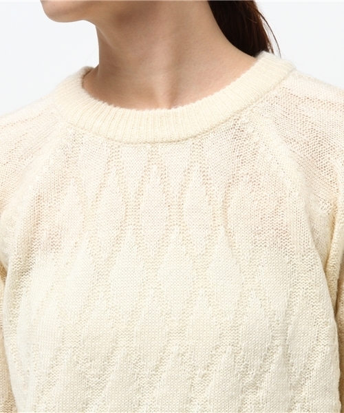 SEVENDAYS=SUNDAY(セブンデイズサンデイ)の「12Gベーシック 長袖タートルネックプルオーバー(ニット/セーター・レディース・ネイビー/グリーン/オフホワイト・MEDIUM/LARGE)」の7枚目の写真