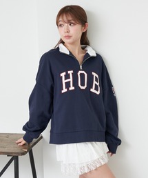 RAY CASSIN | 【2025SS】ハーフジップロゴワッペンスウェット　/　ハーフジップ(スウェット)