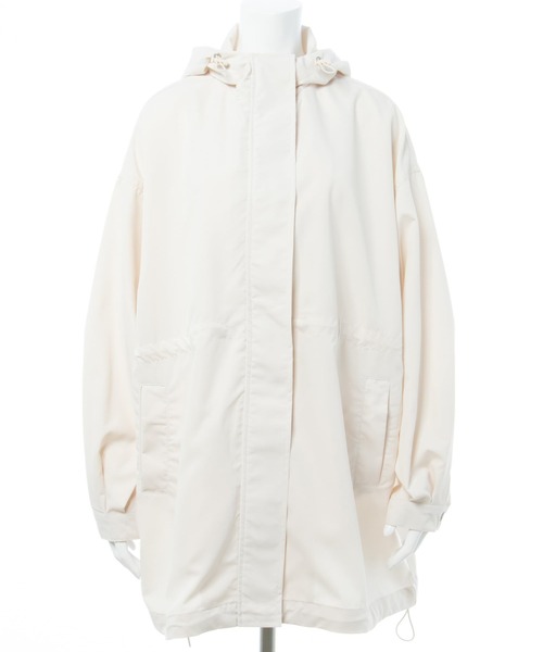 INGNI（イング）の「【WEB限定】ウエストドロストマウンテンパーカー（マウンテンパーカー・レディース・アイボリー/ブラック/ライトグレー・M）」の12枚目の写真