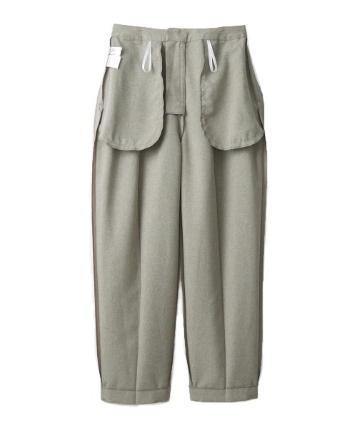 7days Life Styling(セブンデイズライフスタイリング)の「タックコクーンパンツ(スラックス・レディース・ベージュ/チャコール・LL/S/M/L)」の14枚目の写真