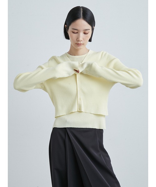 MIESROHE（ミースロエ）の「オーガニックRIBニットTOPS（ニット