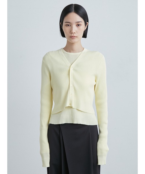 MIESROHE（ミースロエ）の「オーガニックRIBニットTOPS（ニット