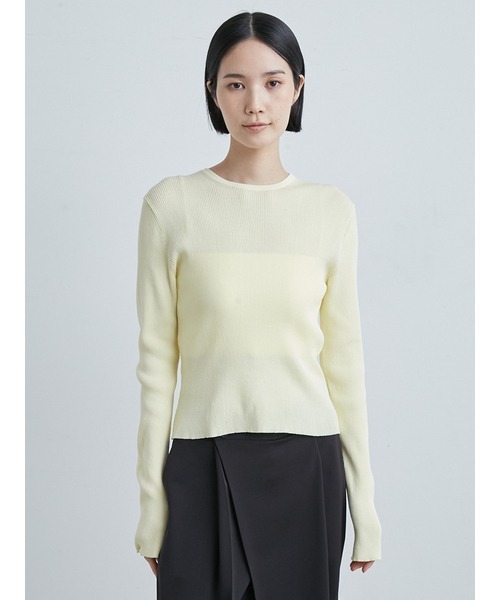 MIESROHE（ミースロエ）の「オーガニックRIBニットTOPS（ニット