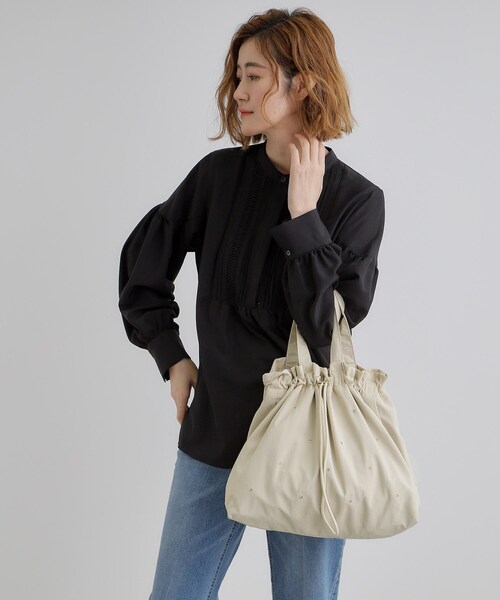 grove（グローブ）の「キラストーンドロスト2WAYショルダー（ショルダーバッグ・レディース・ダークグレー/ブラック/ライトベージュ/グレー系その他7・00）」の6枚目の写真