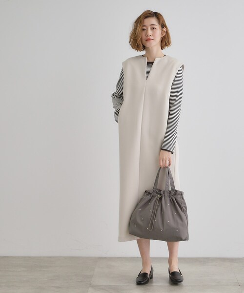 grove（グローブ）の「キラストーンドロスト2WAYショルダー（ショルダーバッグ・レディース・ダークグレー/ブラック/ライトベージュ/グレー系その他7・00）」の11枚目の写真