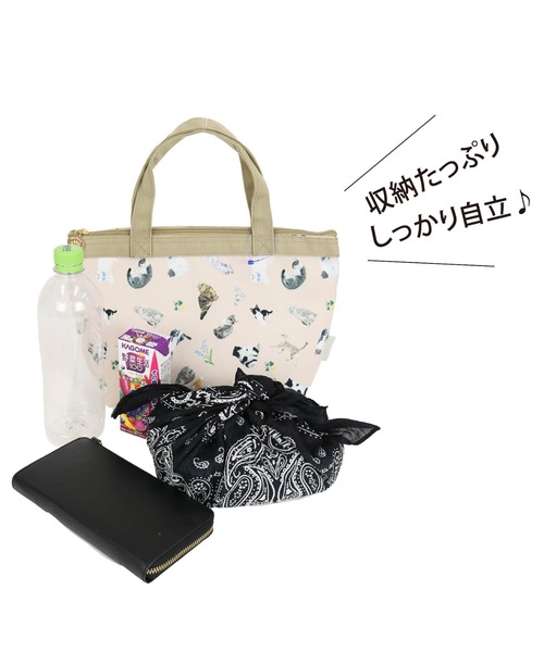 salle de bal(サルデバル)の「UCHINOKOKAMOII 保冷保温トート SDI 651-3251~4(トートバッグ・レディース・ブラック/ピンク/アイボリー/ブルー・FREE)」の6枚目の写真