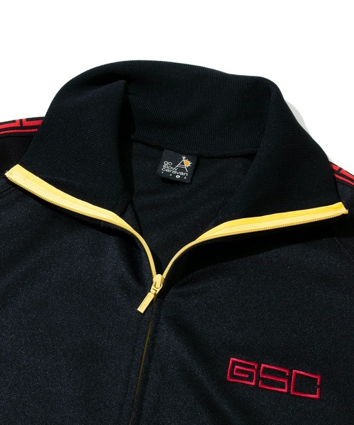 go slow caravan（ゴースローキャラバン）の「RAMEN ジャージー トラックトップ（ジャージ・メンズ・ブラック/バイオレット・LARGE/X-LARGE/MEDIUM）」の4枚目の写真