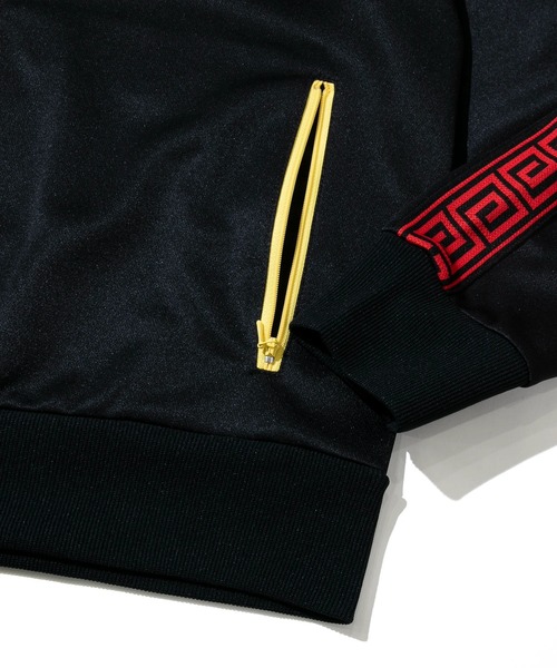 go slow caravan（ゴースローキャラバン）の「RAMEN ジャージー トラックトップ（ジャージ・メンズ・ブラック/バイオレット・LARGE/X-LARGE/MEDIUM）」の7枚目の写真