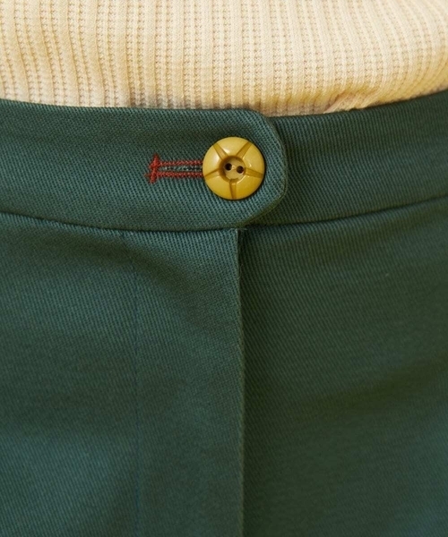 Jocomomola(ホコモモラ)の「カラーツイル 刺繍入りテーパードパンツ(その他パンツ・レディース・グリーン/イエロー・42/40)」の6枚目の写真