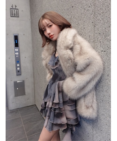 Darich（ダーリッチ）の「イレヘムタイダイフリルミニワンピース