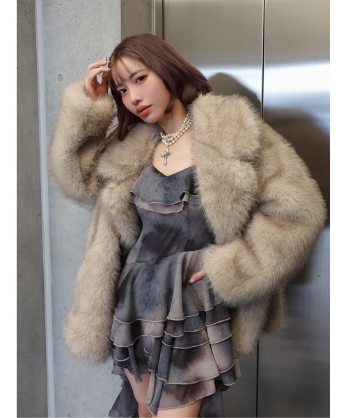 Darich（ダーリッチ）の「イレヘムタイダイフリルミニワンピース