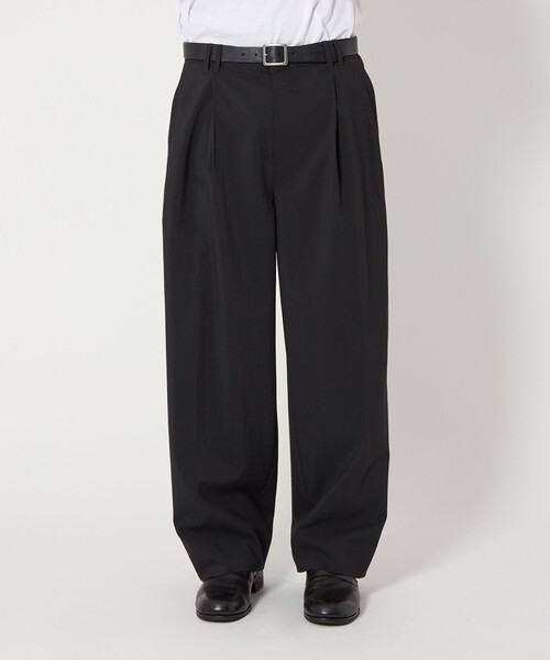 MONKEY TIME（モンキータイム）の「RENU TROシリーズ ２P ワイド パンツ -セットアップ対応-（スラックス・メンズ・ダークグレー/ネイビー/ブラック/ベージュ・XL/L/M/S）」の5枚目の写真