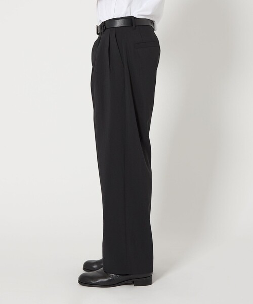 MONKEY TIME（モンキータイム）の「RENU TROシリーズ ２P ワイド パンツ -セットアップ対応-（スラックス・メンズ・ダークグレー/ネイビー/ブラック/ベージュ・XL/L/M/S）」の7枚目の写真