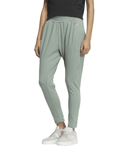 adidas(アディダス)の「アディダス adidas Lux AC アンクルパンツ(その他パンツ・レディース・ブラック/オリーブ/スモークピンク・S/M/L/XL)」の2枚目の写真