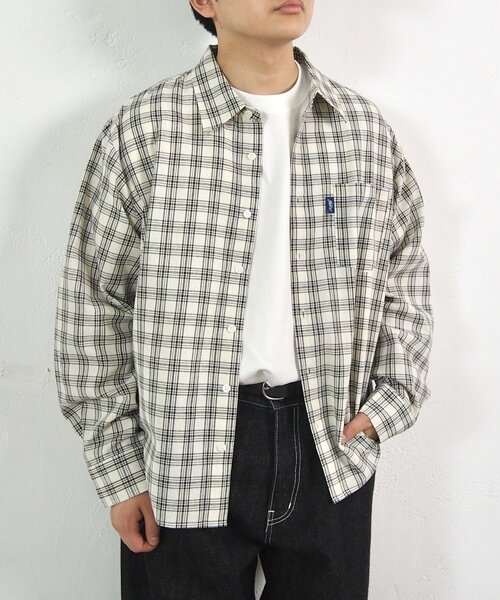 WHO'S WHO gallery（フーズフーギャラリー）の「【UNISEX/ユニセックス】FACTチェックシャツ（シャツ/ブラウス・レディース・ホワイト/ネイビー・FREE）」の5枚目の写真